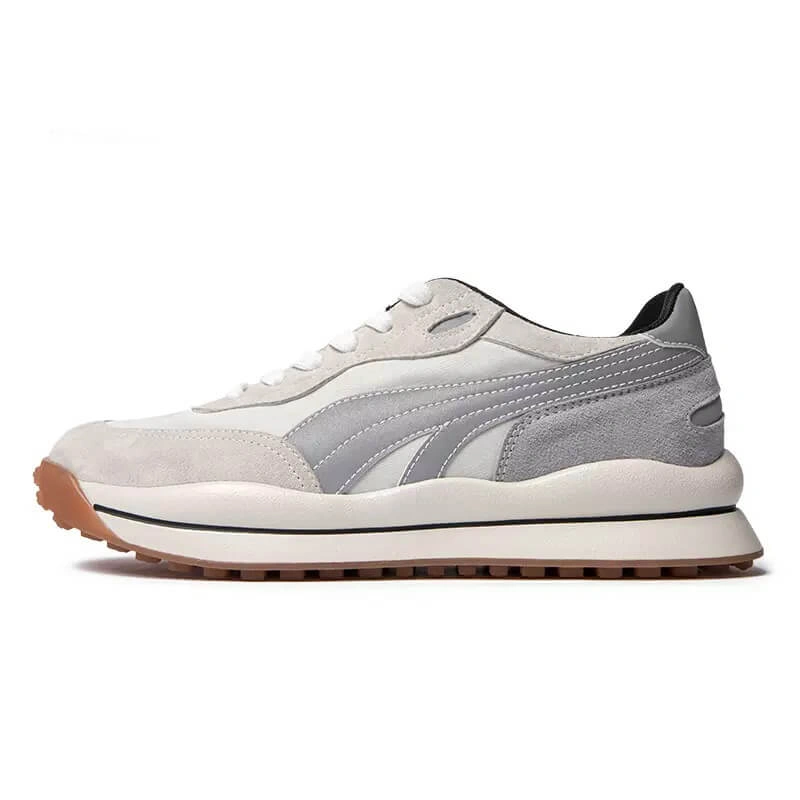 Retro Weiß Sneaker: Forrest Gump Stil – Perfekt für Cross-Training & Freizeit!