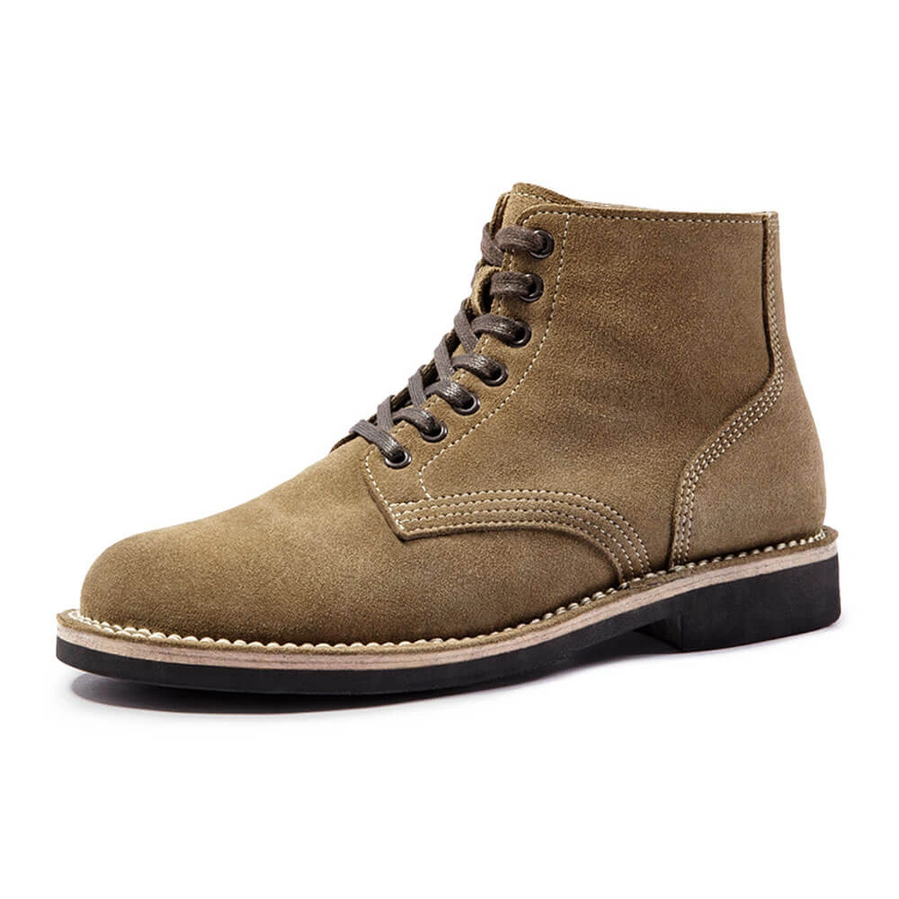 Fast Neue Braun Wildleder Boondocker Boots für Herren - Nur UK! Stilvoll, robust, und perfekt für Abenteuer!